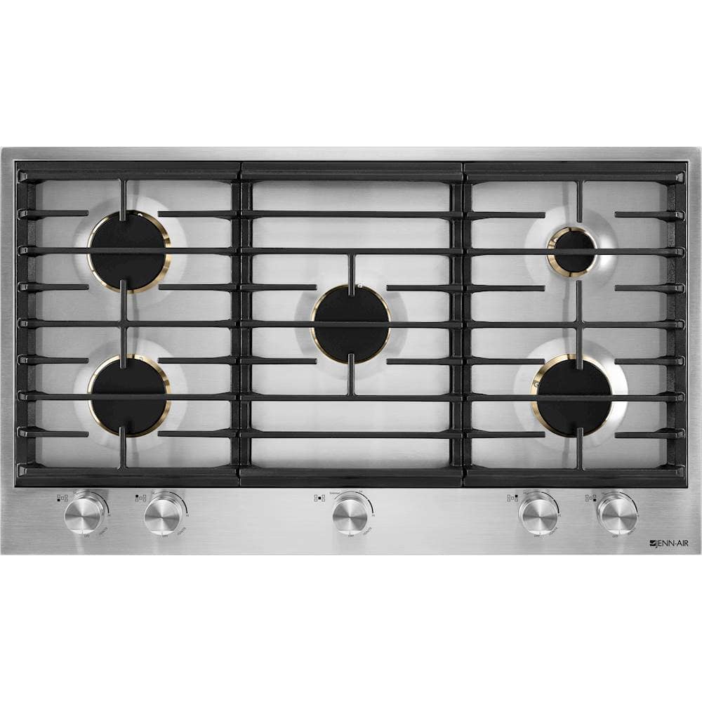 JennAir - 36" Built-In Gas Cooktop - Stainless Steel product image