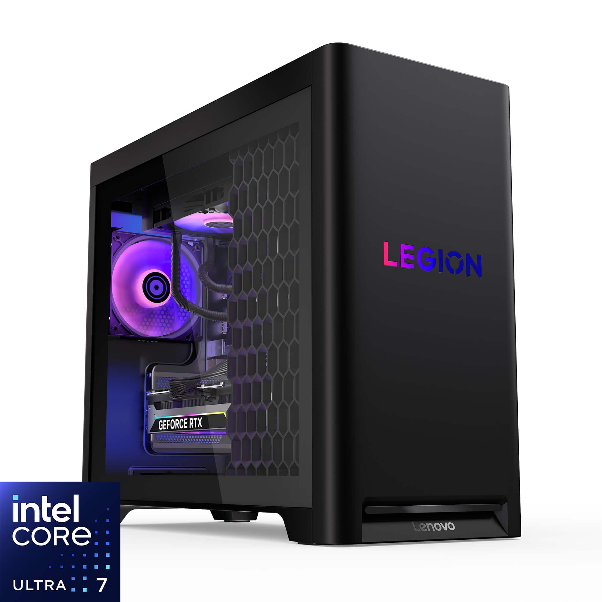 Lenovo - Legion Tower 5i Gaming Desktop - Intel Core Ultra 7 Processor 265F - 32GB RAM - NVIDIA RTX 5060Ti 8GB - 1TB SSD - E…