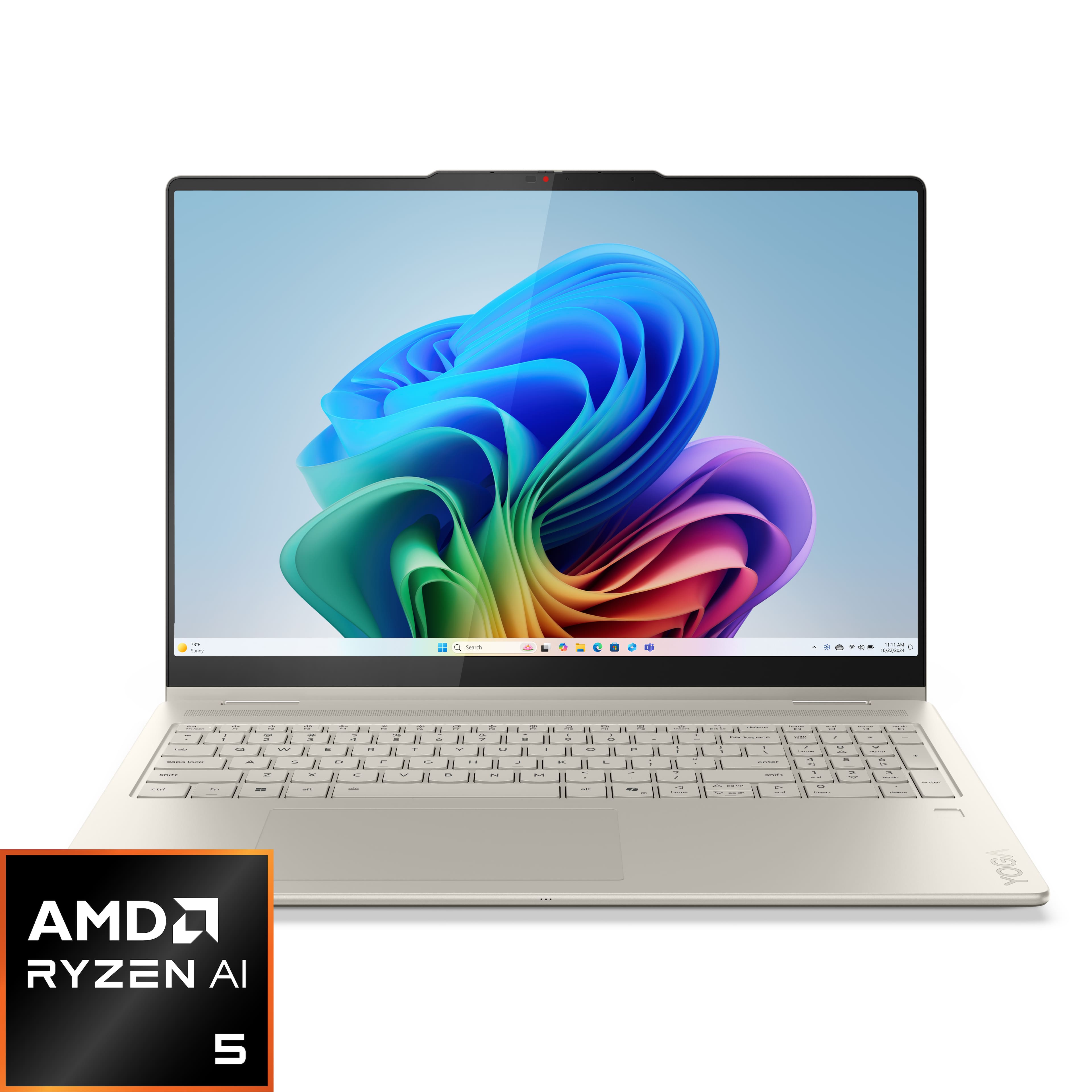 Lenovo - Yoga 7 2-in-1 - Copilot+ PC - 16" 2K LCD Touchscreen Laptop - AMD Ryzen AI 5 340 2025 - 16GB Memory - 512GB SSD - S…