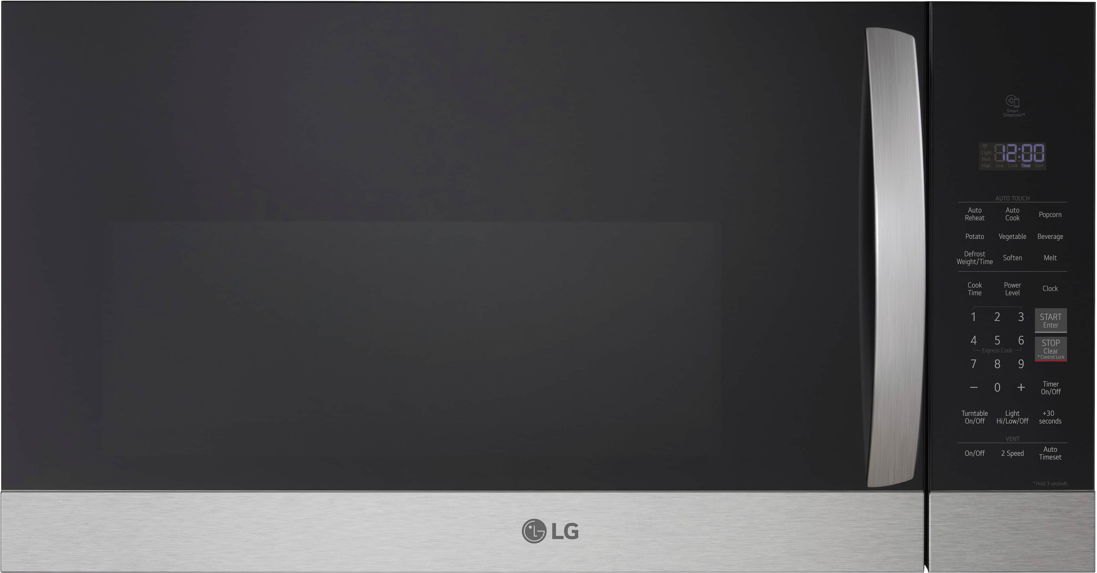 LG - 1.7 Cu. Ft. Over-The-Range Microwave with Sensor Cook and EasyClean - Stainless Steel product image
