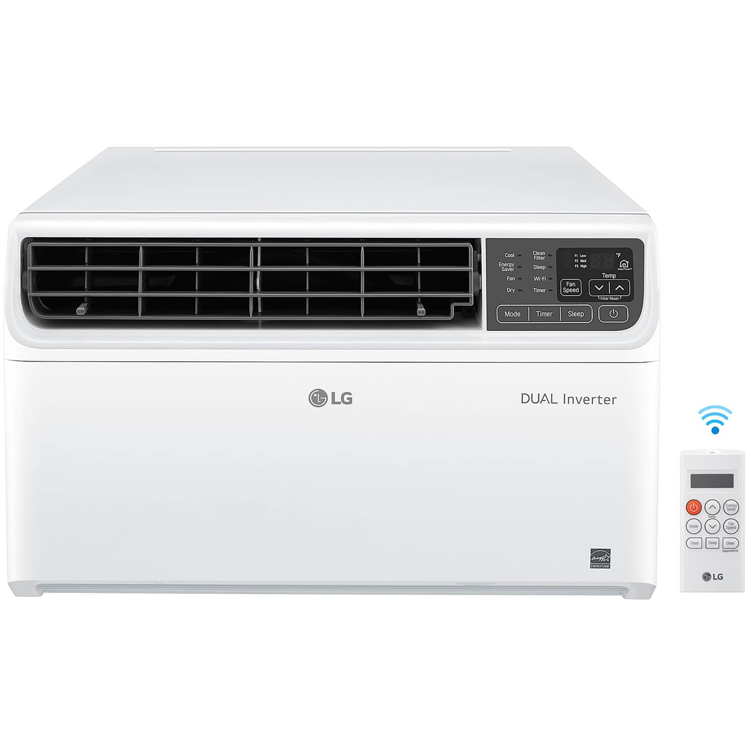 LG - 450 Sq. Ft. 10,000 BTU Smart Inverter Window Air Conditioner - White product image