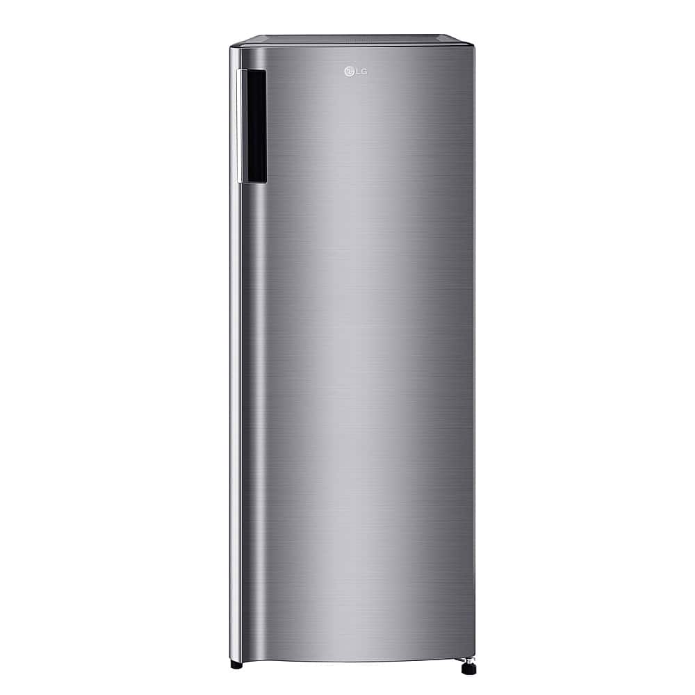 LG - 5.79 Cu. Ft. Top-Freezer Refrigerator with Semi Auto Defrost - PrintProof Stainless Steel Look product image