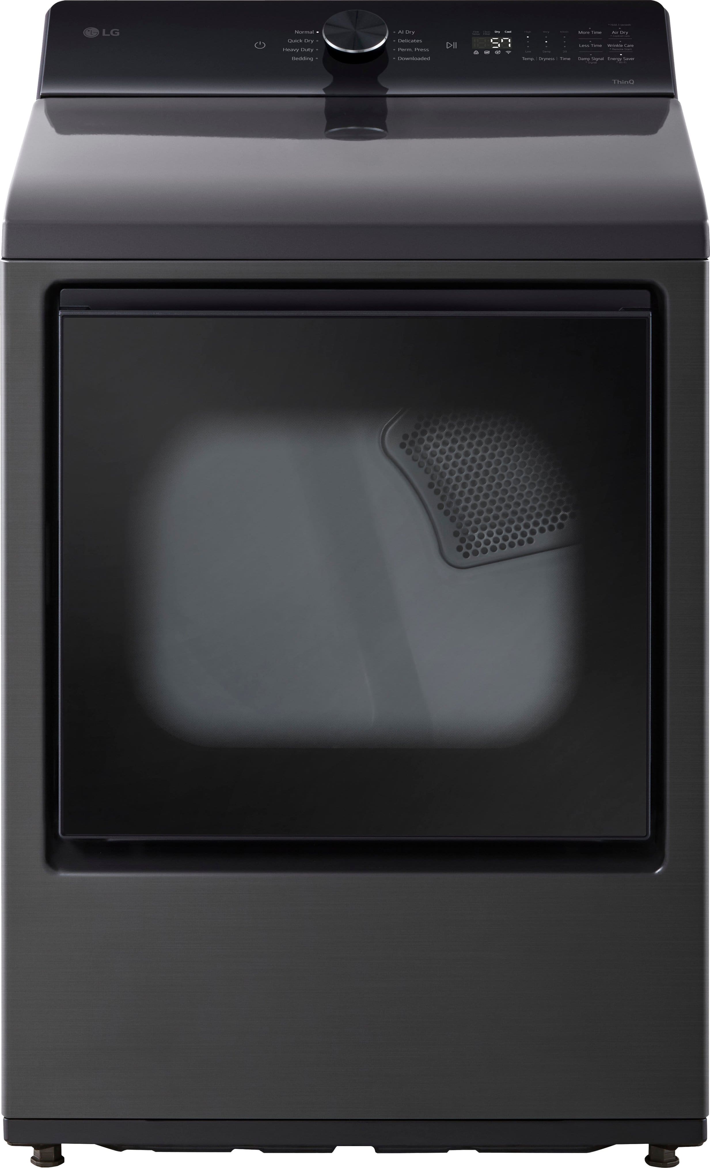 LG - 7.3 Cu. Ft. Smart Gas Dryer with Sensor Dry - Custom Panel Ready product image