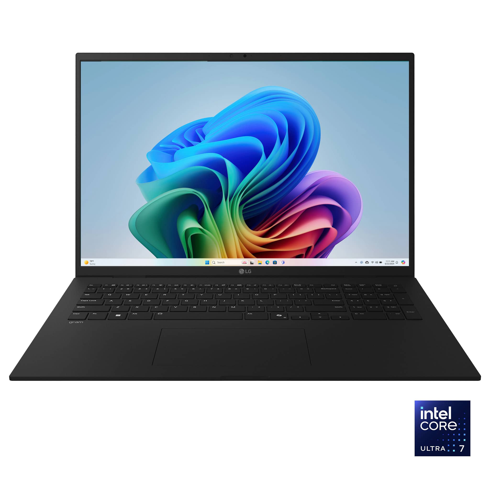 LG - gram 17" Touch Screen Laptop - Copilot+ PC - Intel Core Ultra 7 Series 2 with 32GB Memory - 1TB SSD - Obsidian Black pr…