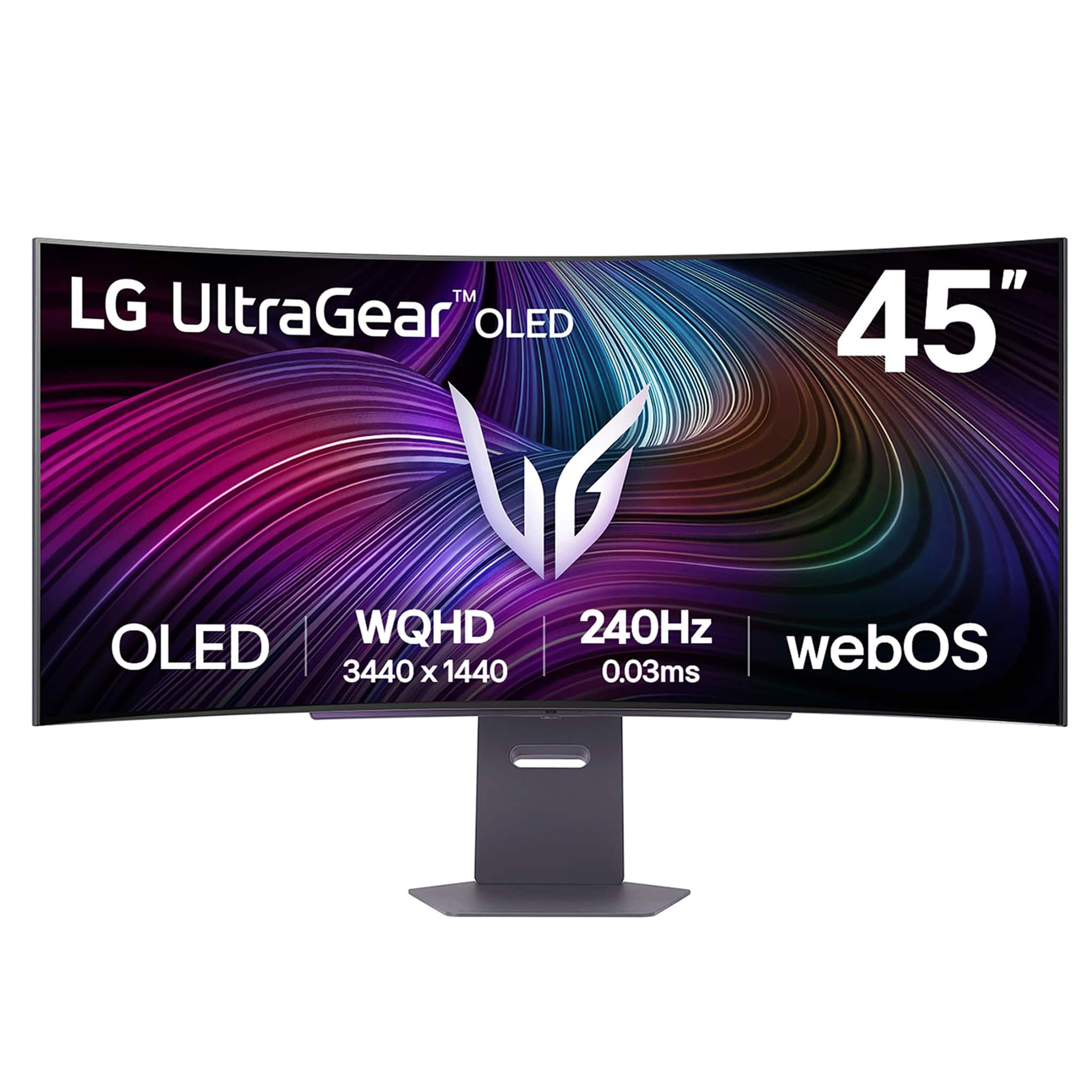 LG - UltraGear 45" OLED QHD 240Hz 0.03ms G-Sync/FreeSync Premium Pro Smart Gaming Monitor with DisplayHDR 400 TRUE - Black p…