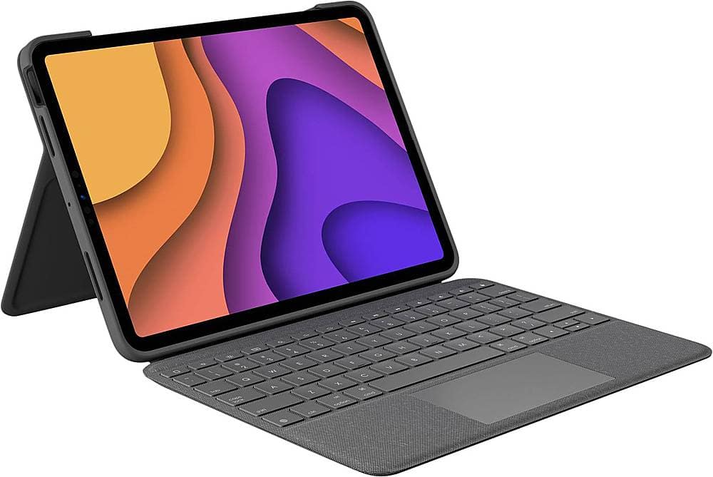 Logitech - Folio Touch Keyboard Case with Trackpad for iPad Air 11-inch - Latest Model (M2, M3 & M4), iPad Air (4th & 5th ge…