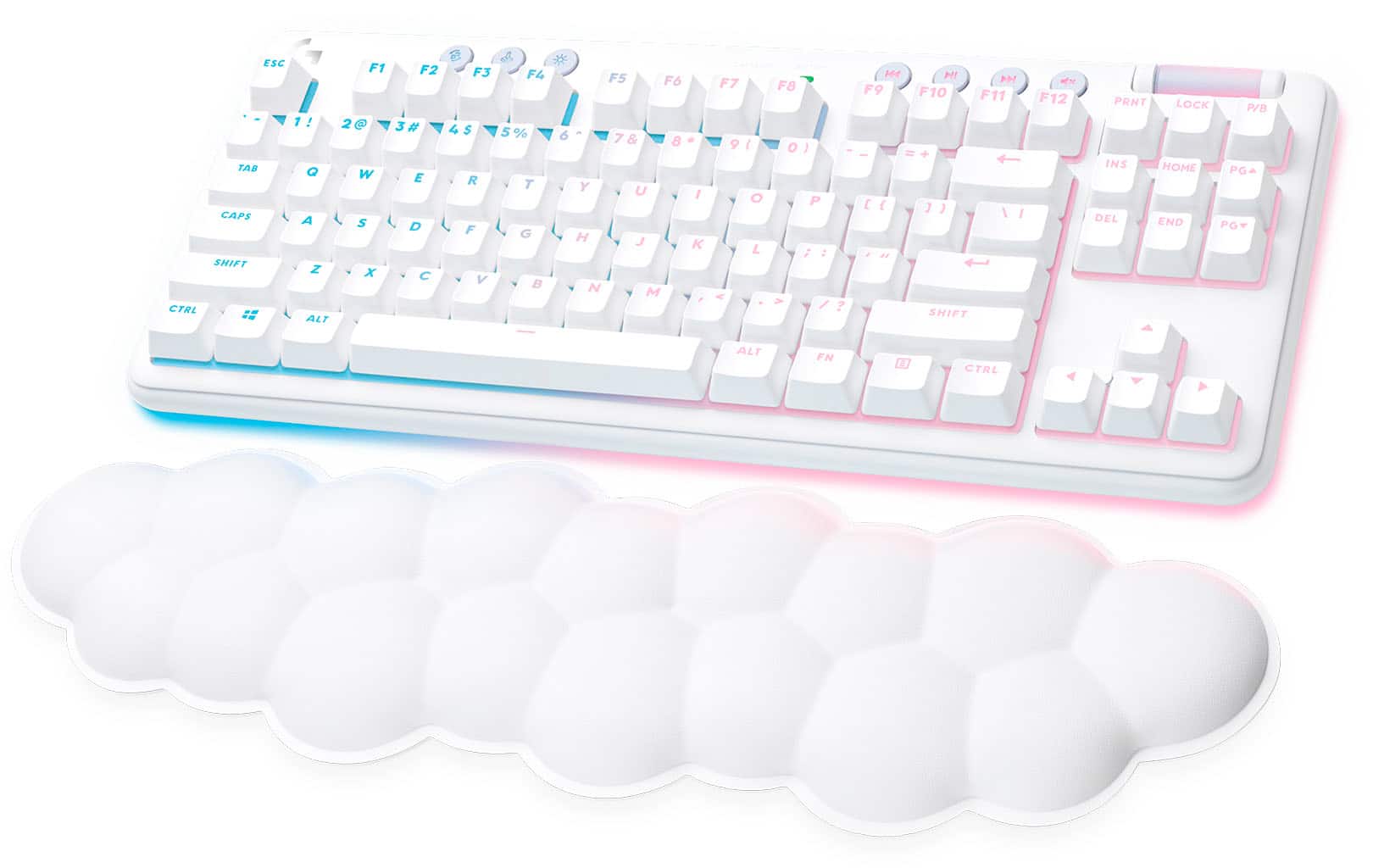 Logitech - G715 Aurora Collection TKL Wireless Mechanical Tactile Switch Gaming Keyboard for PC/Mac with Palm Rest Included…