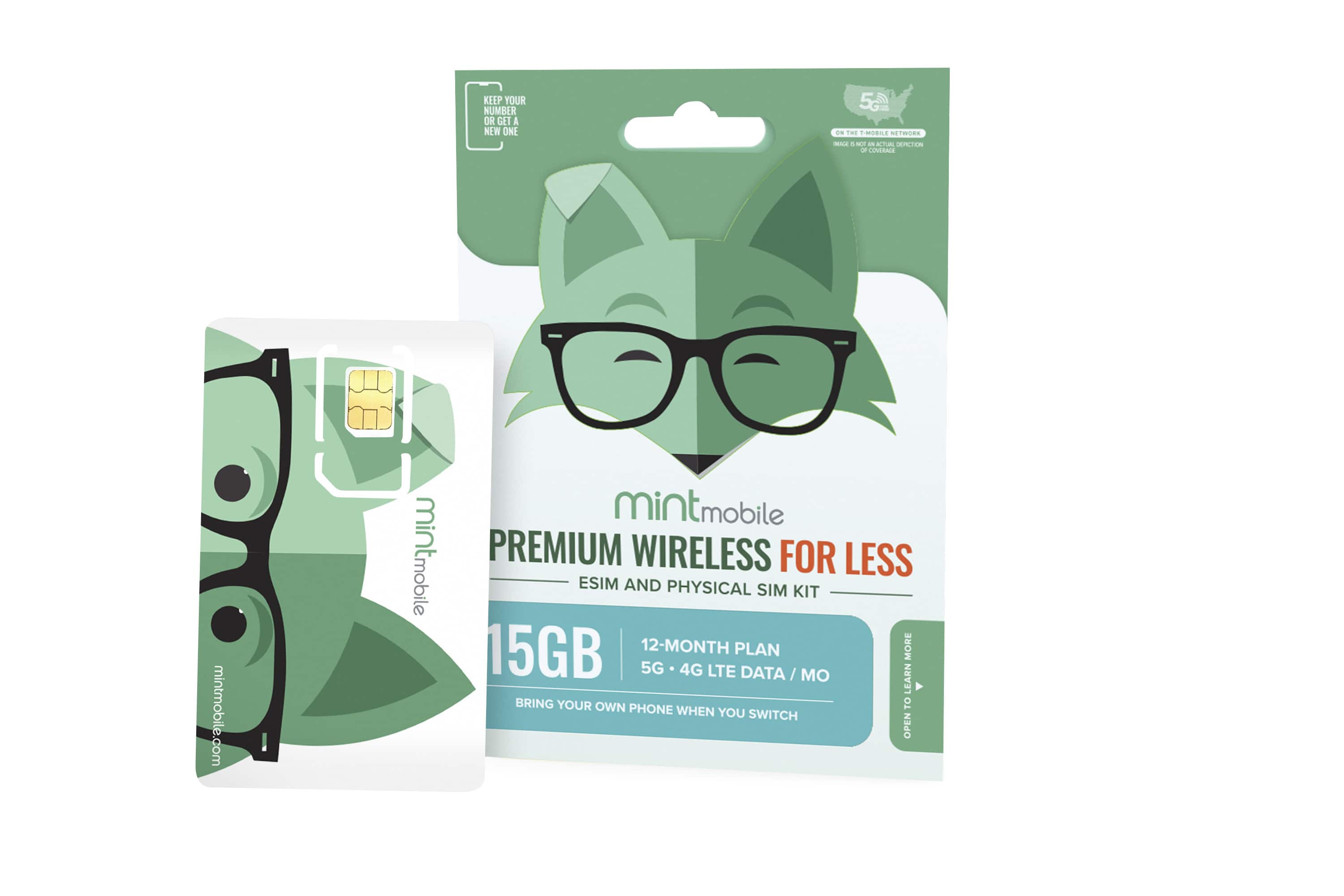 Mint Mobile - 15GB/mo Phone Plan - 12 Months of Wireless Service product image