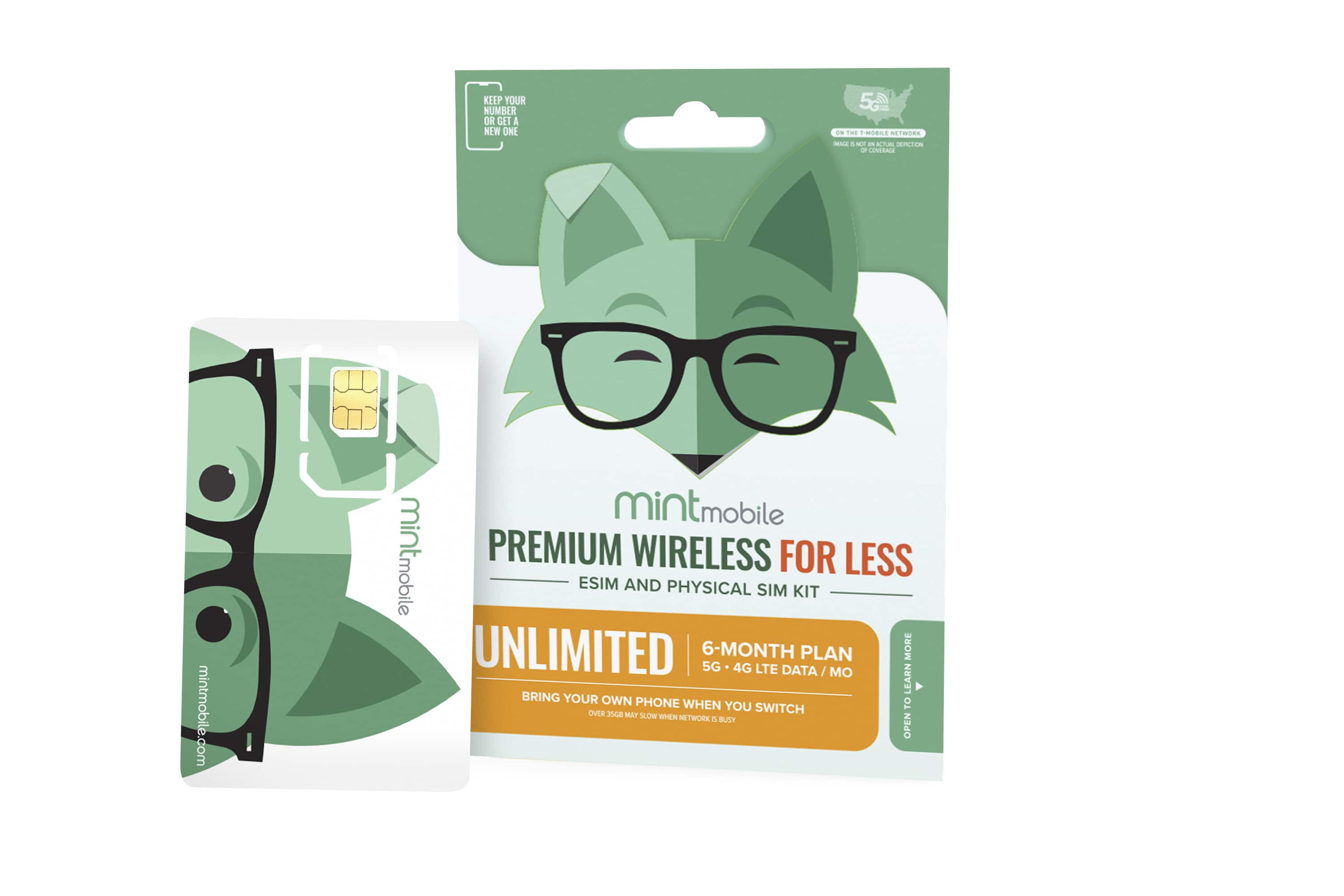 Mint Mobile - Unlimited Phone Plan - 6 Months of Wireless Service product image