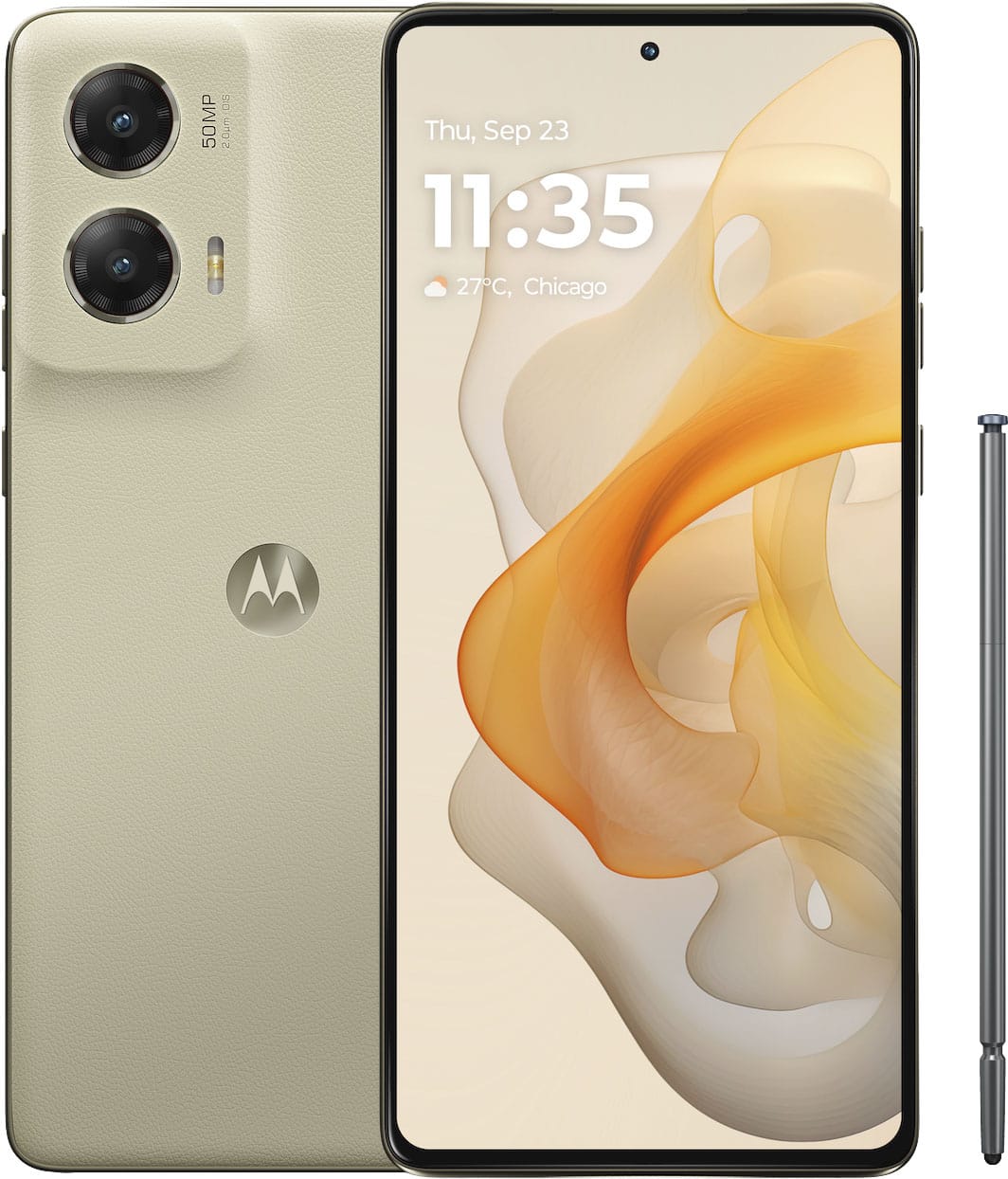 Motorola - moto g stylus 5G 2024 256GB (Unlocked) - Caramel Latte product image