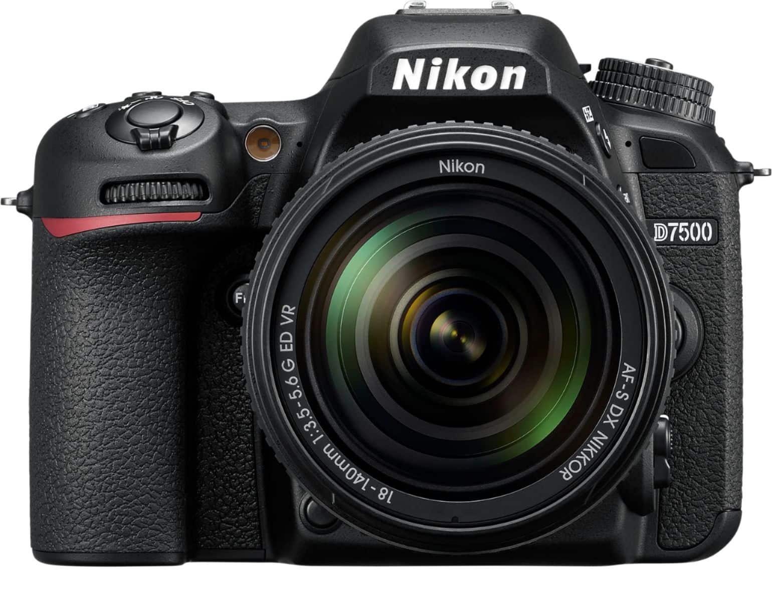 Nikon - D7500 DSLR 4K Video Camera with AF-S DX NIKKOR 18-140mm f/3.5-5.6G ED VR lens - Black product image