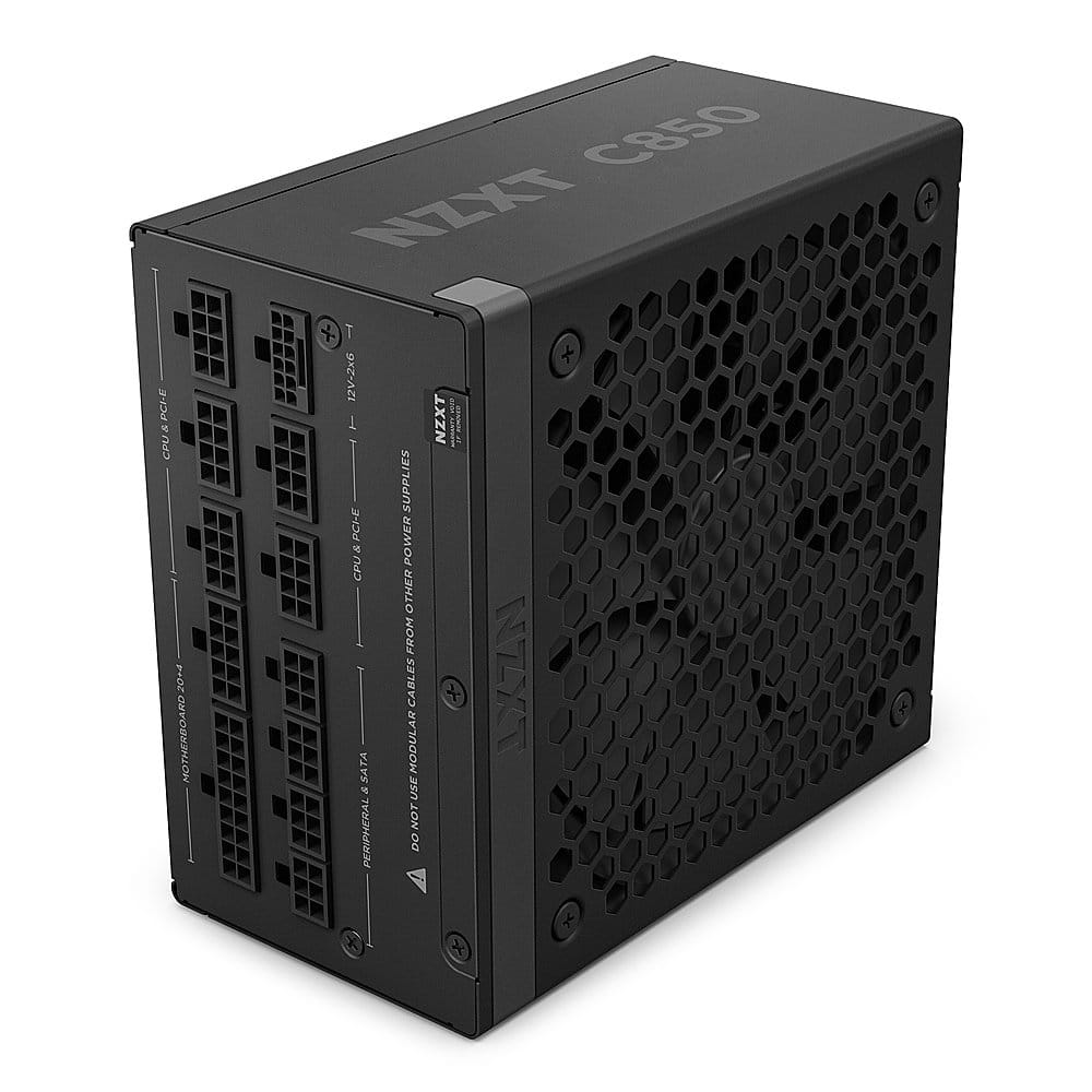 NZXT - C 850W ATX 3.1 80 Plus Gold Fully Modular Power Supply - Black product image