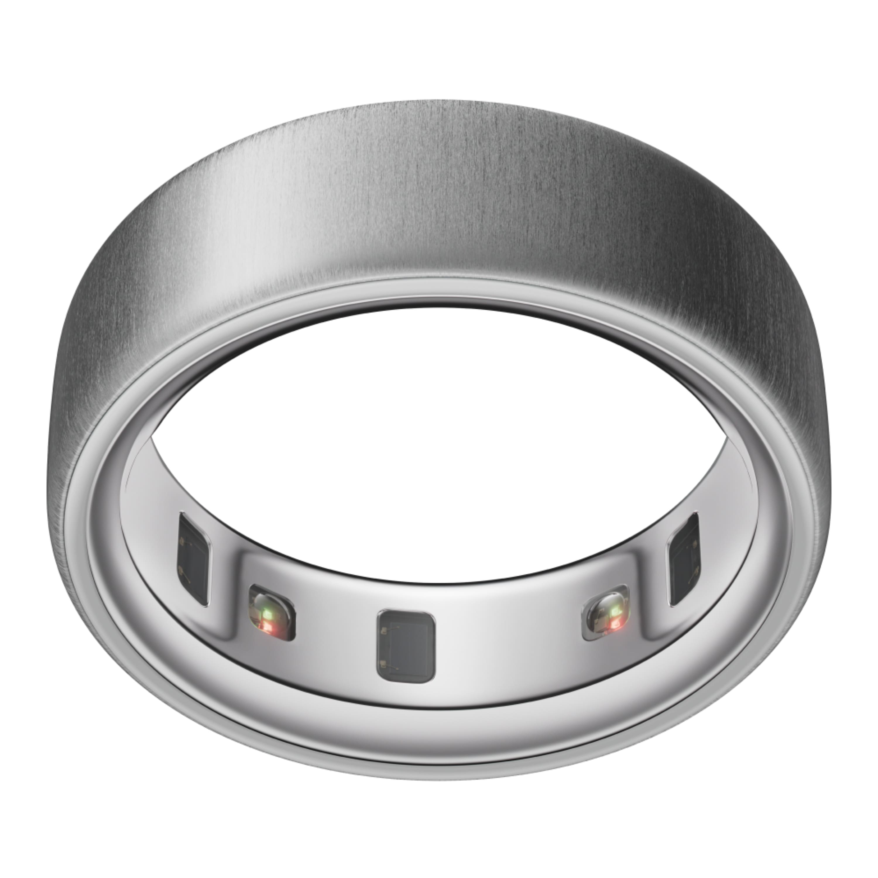 Oura - Ring 4 - Smart Ring - Size Before You Buy with OR4 Sizing Kit - Size 13 - Brushed Silver - (2024) product image
