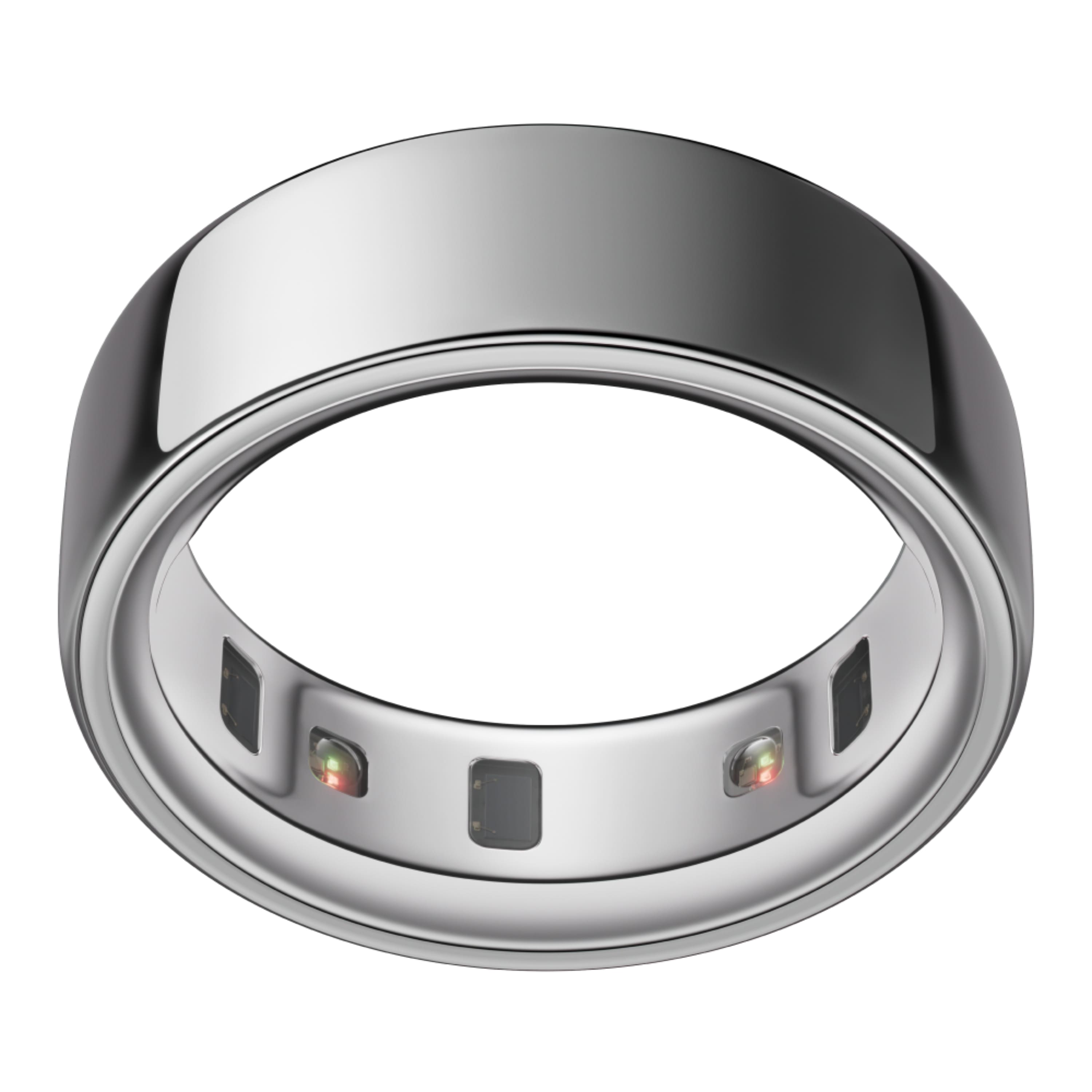 Oura - Ring 4 - Smart Ring - Size Before You Buy with OR4 Sizing Kit - Size 14 - Silver - (2024) product image