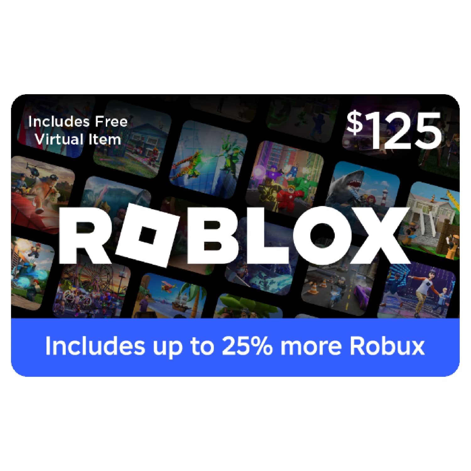 Roblox - $125 Digital Gift Card [Includes Virtual Item] [Digital] product image
