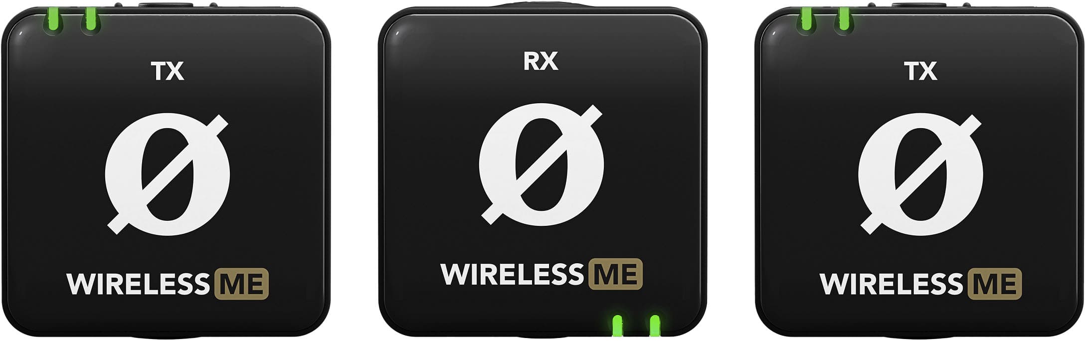 RØDE - Wireless ME Dual Compact wireless microphone system with two transmitters for dual-channel recording - Black product…