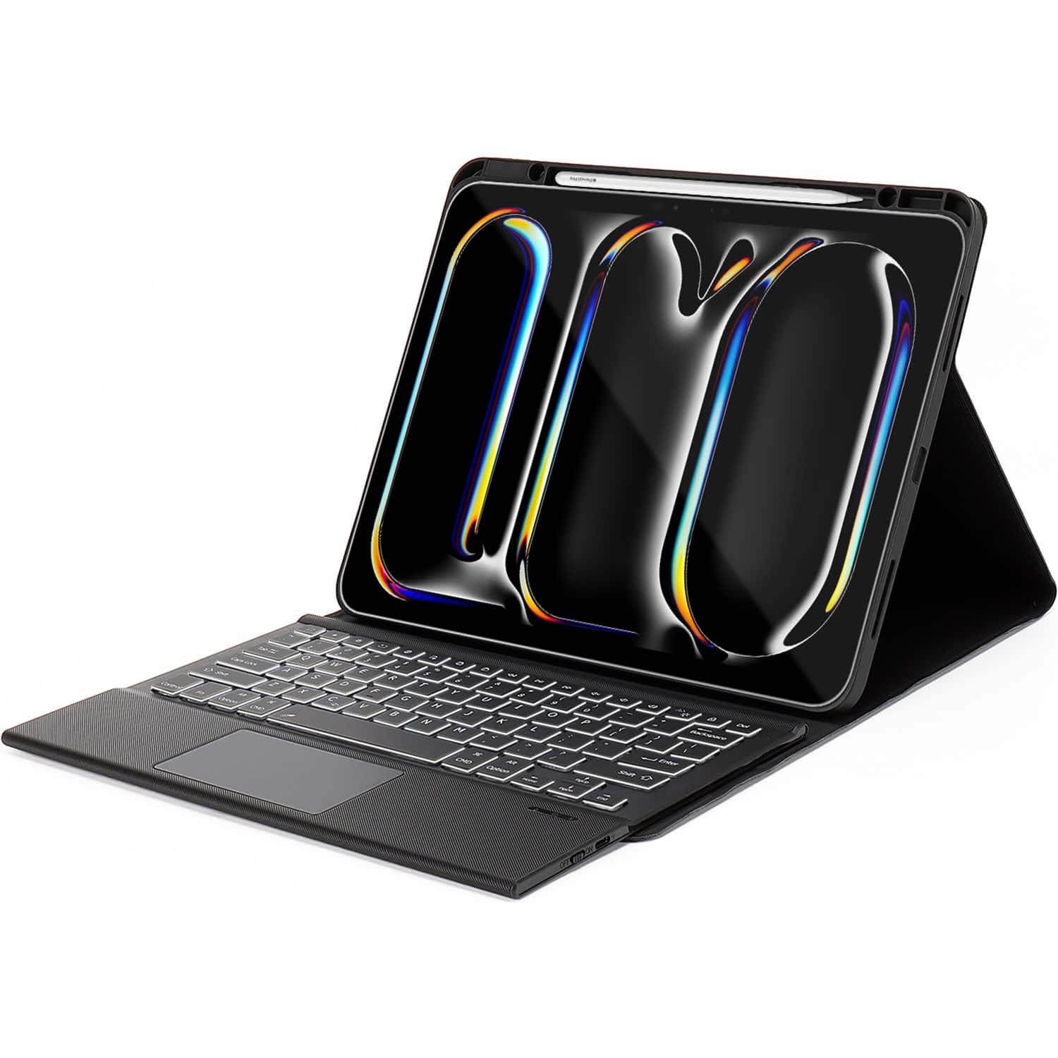 SaharaCase - Navigate Series Keyboard Case with Track Pad for Apple iPad Pro (M4 2024/M5 2025) 13" - Black product image