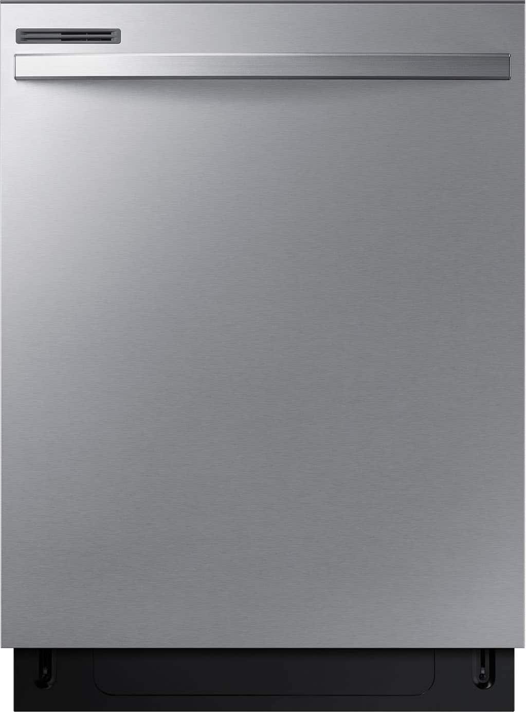 Samsung - 24” Top Control Built-In Hybrid Stainless Steel Tub Dishwasher with Height-Adjustable Rack, 53 dBA - Stainless Ste…
