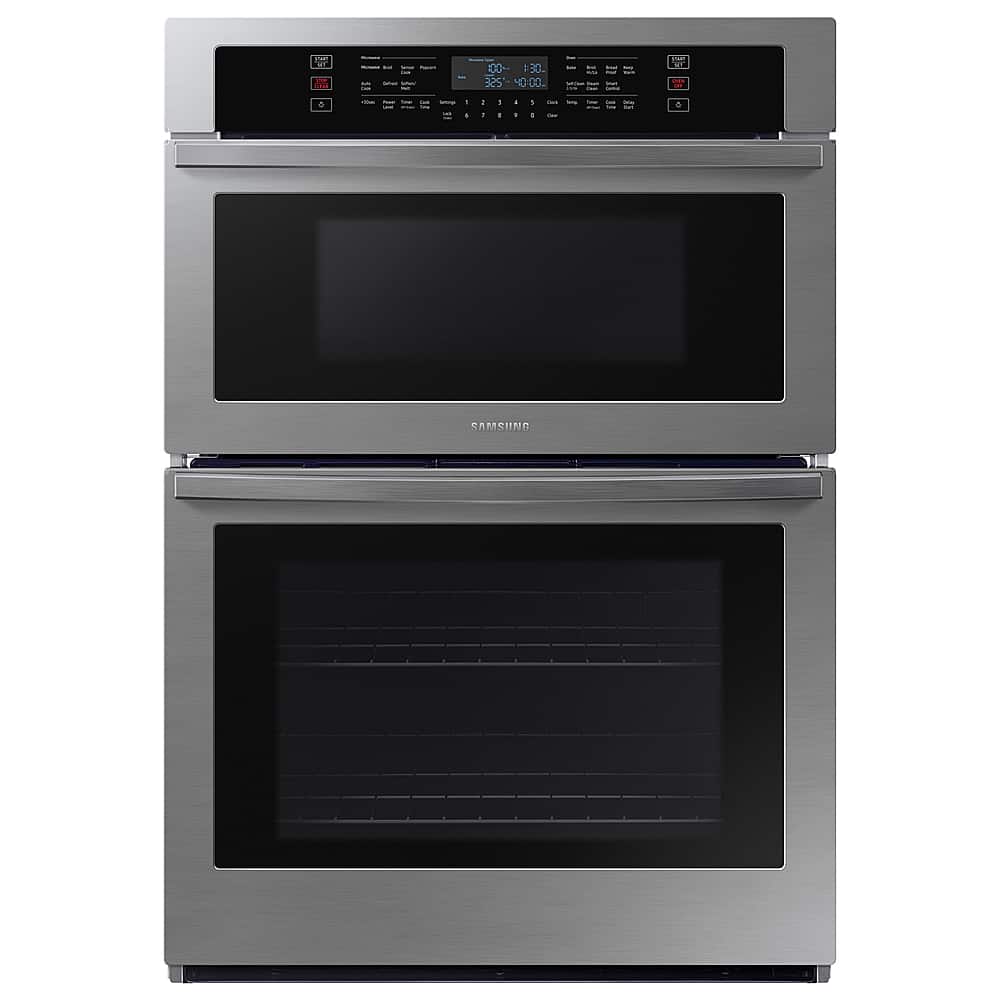 Samsung - 30" Microwave Combination Wall Oven with WiFi - Stainless Steel product image