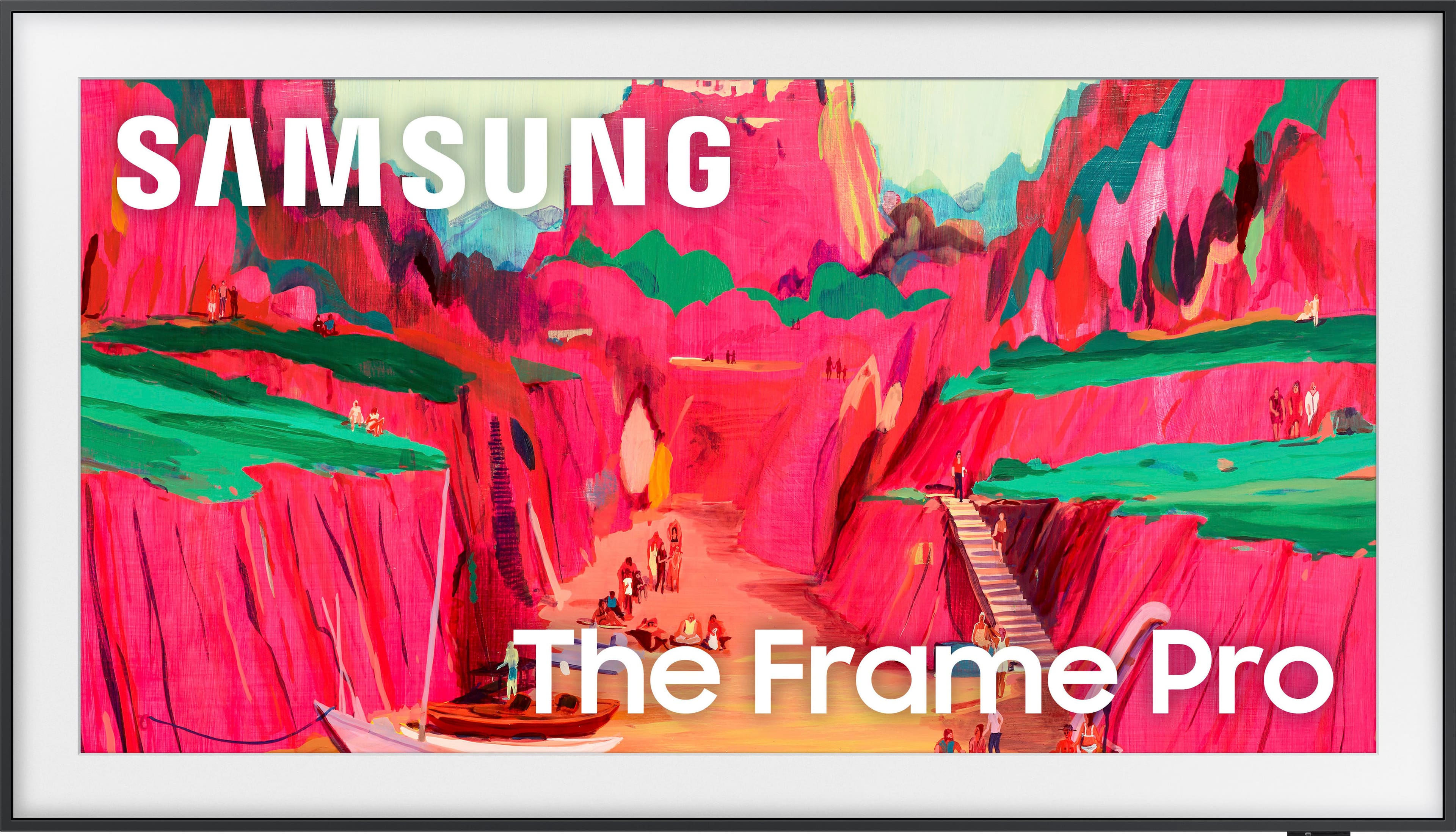 Samsung - 65” Class LS03FW The Frame Pro Series Neo QLED 4K UHD Art Mode SamsungVision AI Smart TV w/ Wall Mount (2025) prod…