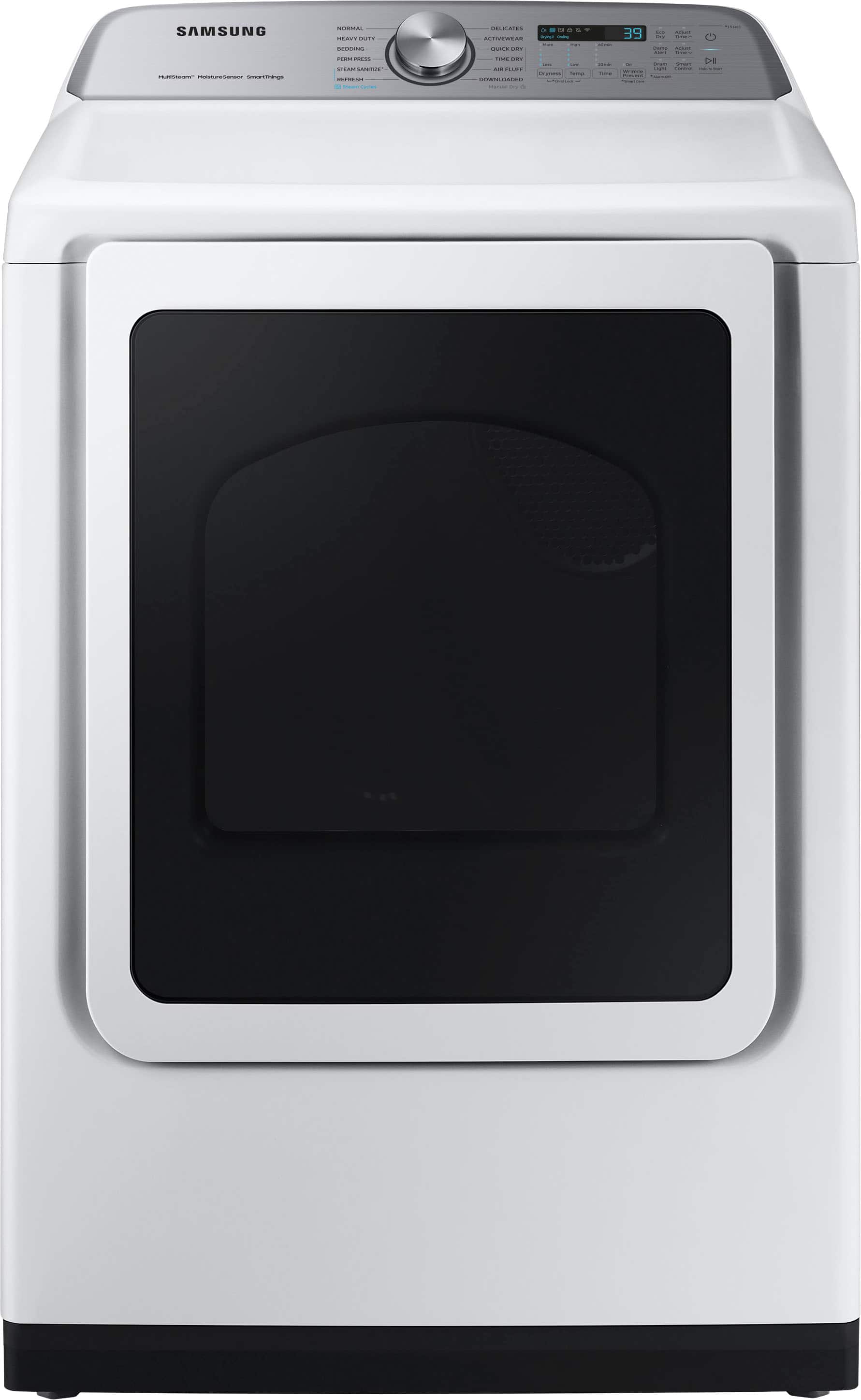 Samsung - 7.4 Cu. Ft. Smart Electric Dryer with Steam Sanitize+ - White product image