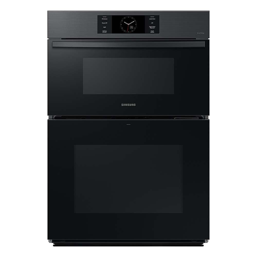 Samsung - BESPOKE 30" Built-In Electric Convection Combination Wall Oven with Microwave and Flex Duo - Matte Black product i…