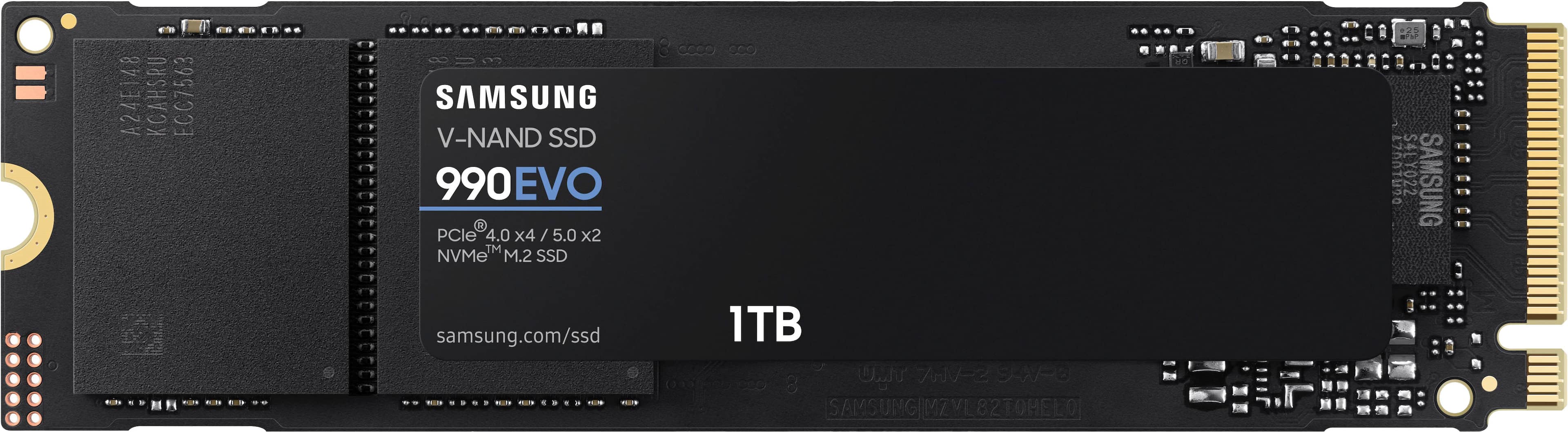 Samsung - Geek Squad Certified Refurbished 990 EVO SSD 1TB Internal SSD PCIe Gen 4x4 | Gen 5x2 M.2 2280, Speeds Up to 5,000M…