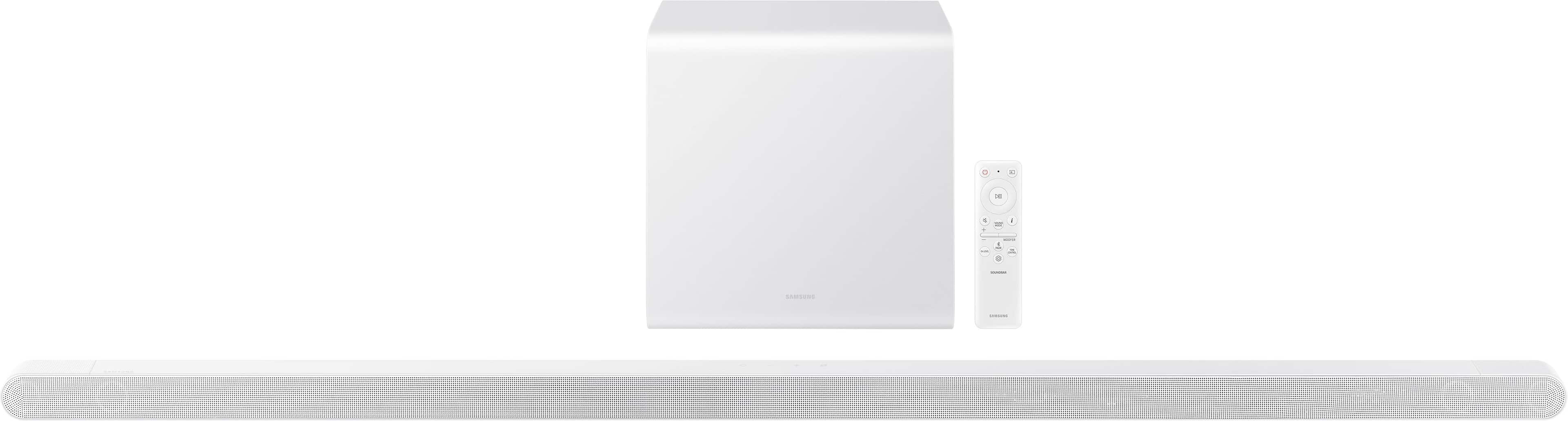 Samsung - HW-S801D 3.1.2 Channel Q-Series Ultra Slim Soundbar with Wireless Subwoofer, Dolby Atmos and Q-Symphony - White pr…