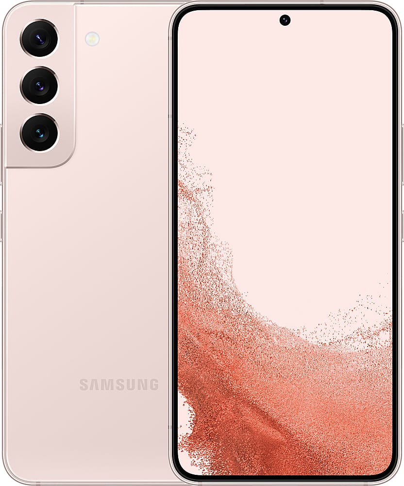 Samsung - Pre-Owned Excellent Galaxy S22 5G 128GB (Unlocked) - Pink Gold product image