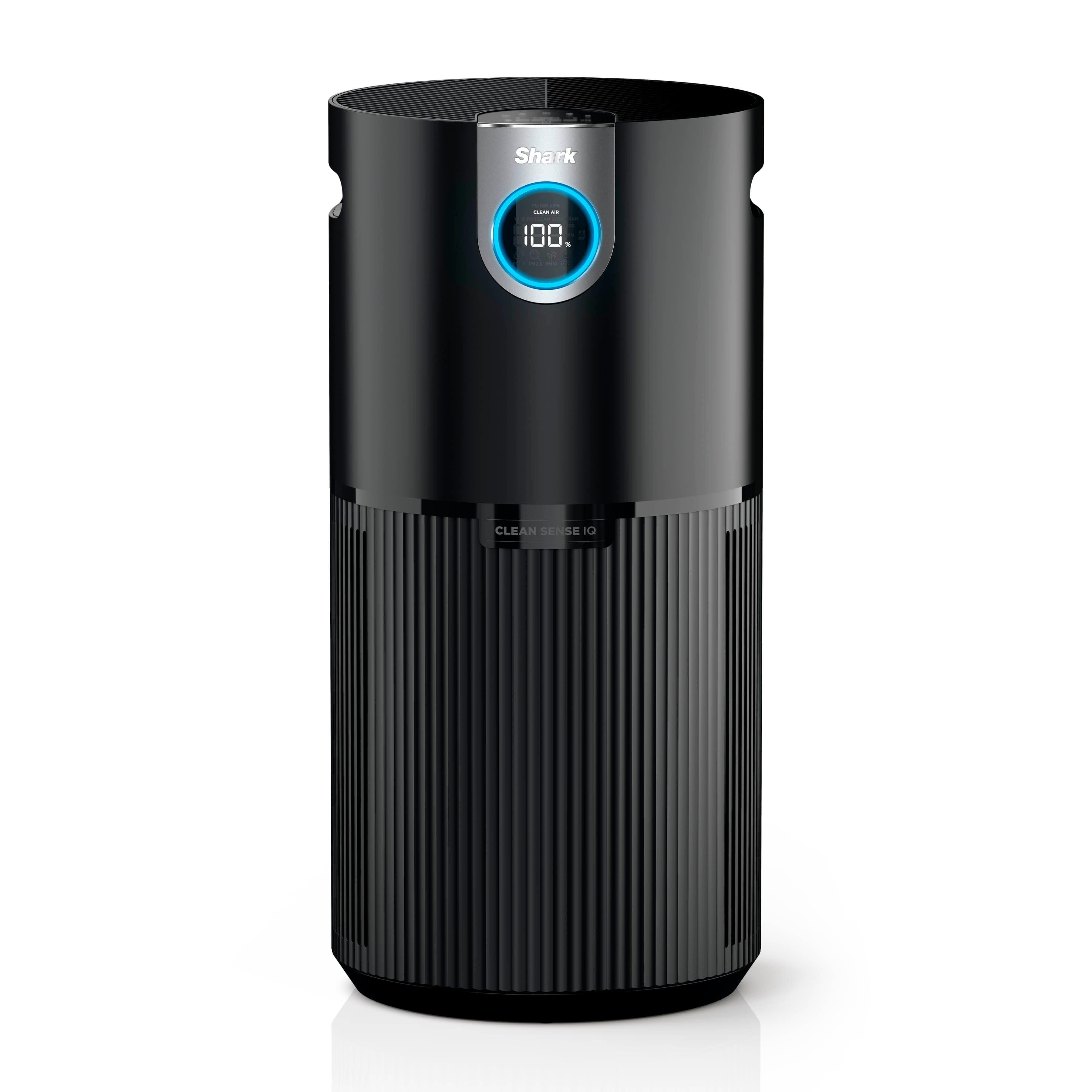 Shark - Air Purifier MAX with True NanoSeal HEPA, Cleansense IQ, Odor Lock, Cleans up to 1200 Sq. Ft - Charcoal Grey product…