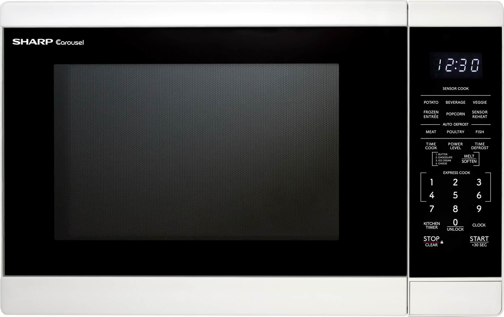 Sharp - 1.4 cu ft Countertop Microwave With Sensor Cooking - White product image