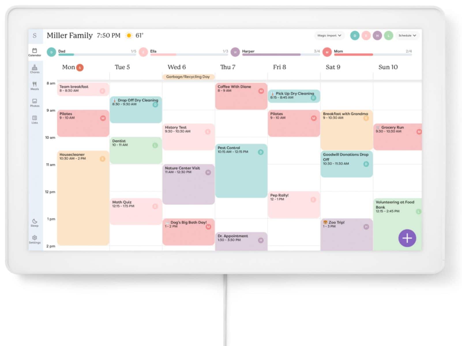 Skylight - Calendar Max: 27 inch Touchscreen Smart Calendar and Family Organizer - Aluminum product image