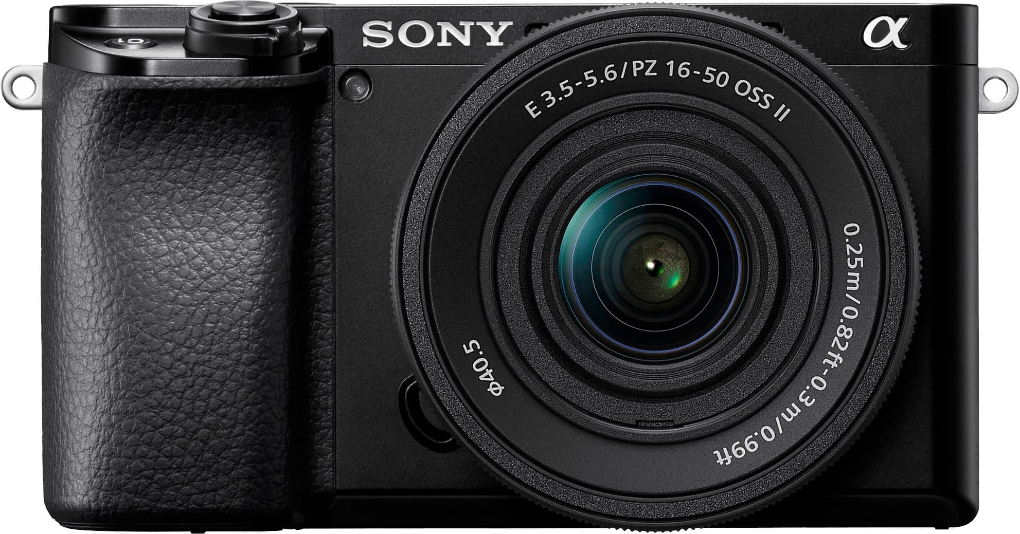Sony - Alpha 6100 APS-C Mirrorless Camera 4K Video Camera with E PZ 16-50mm + 55-210 Lenses Bundle - Black product image