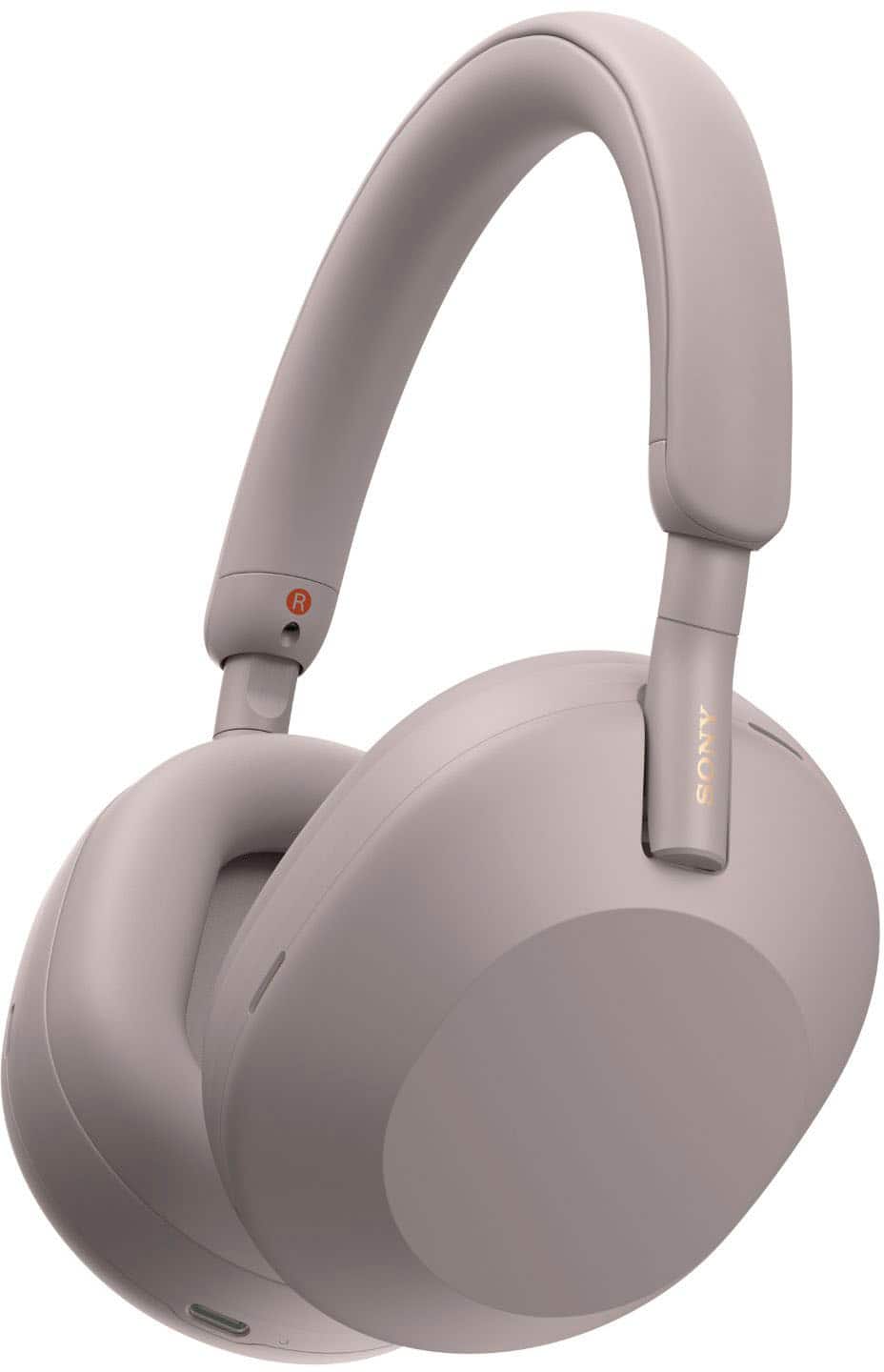 Sony - WH-1000XM5 Wireless Noise Cancelling Over-the-Ear Headphones - Smoky Pink product image