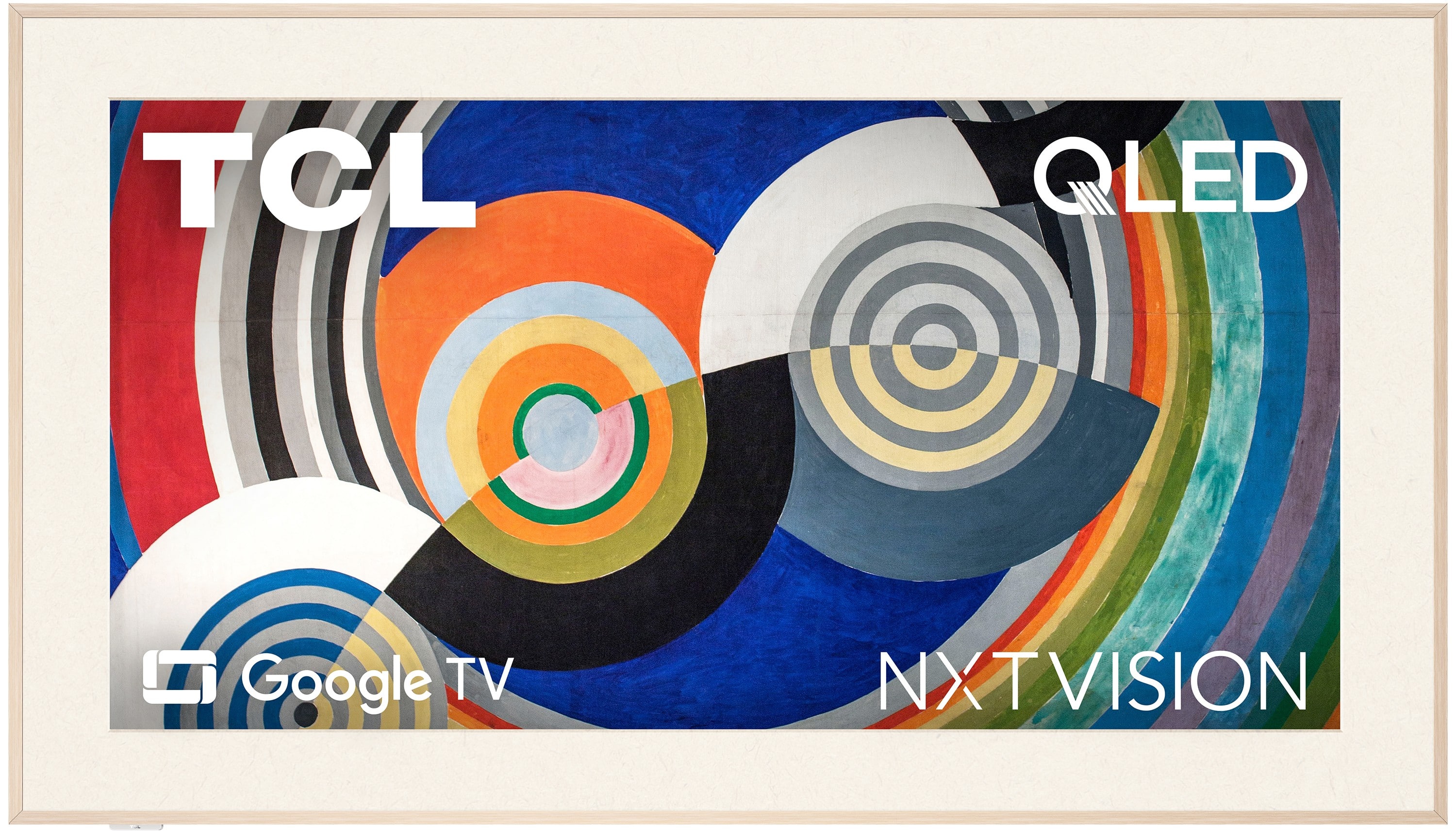 TCL - 55" Class A300W NXTVISION Series 4K QLED Lifestyle TV with Ultra Matte Screen and Flush Wall Mount (2024) product image