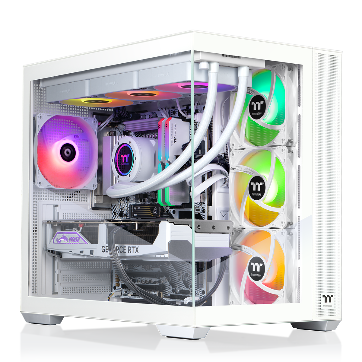 Thermaltake - LCGS View i1480S-380 Gaming Desktop Intel Core i9-14900KF 2025 - 32GB DDR5 NVIDIA GeForce RTX 5080, 1TB NVMe M…