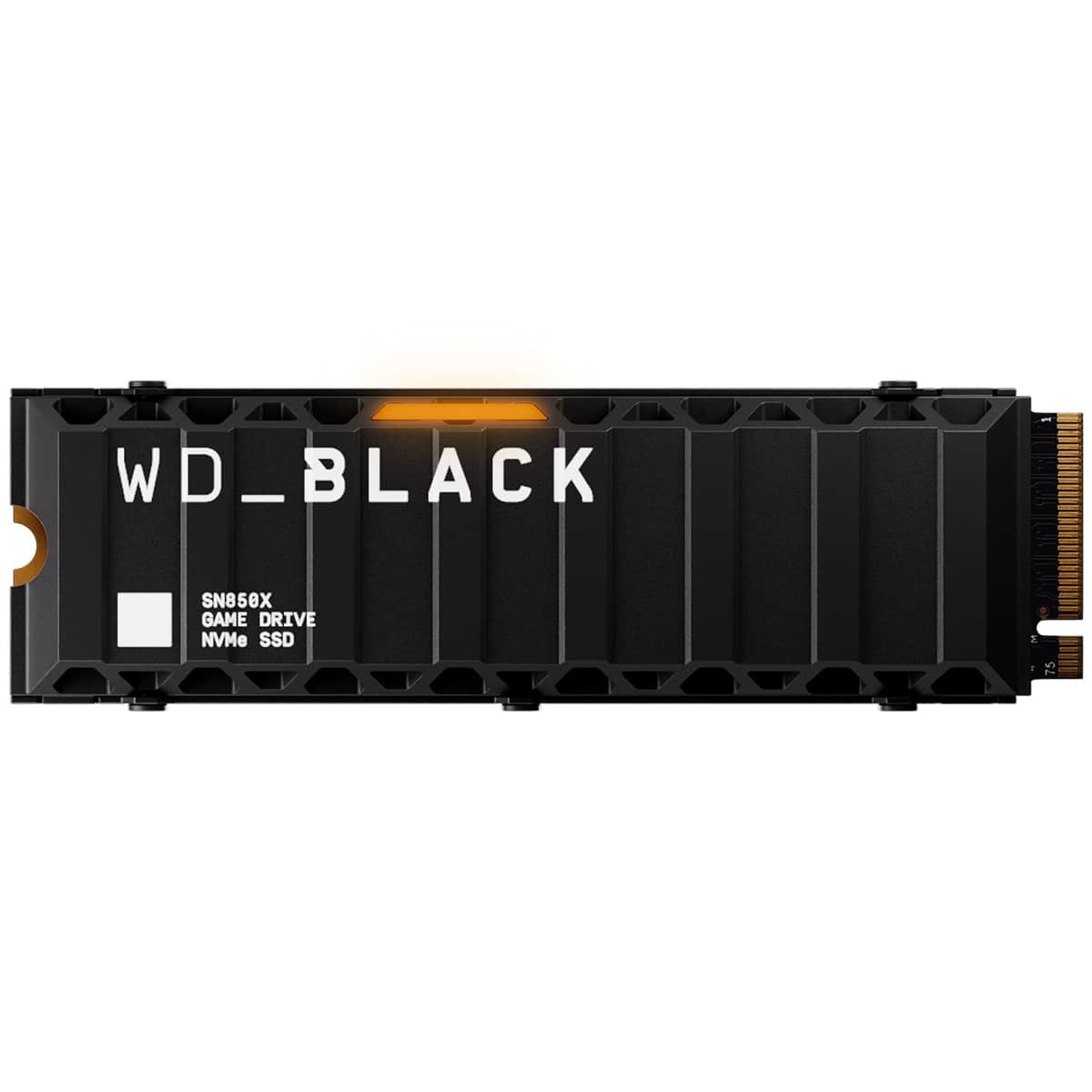 WD - BLACK SN850X 4TB Internal SSD PCIe Gen 4 x4 NVMe with Heatsink for PS5 and Desktops product image