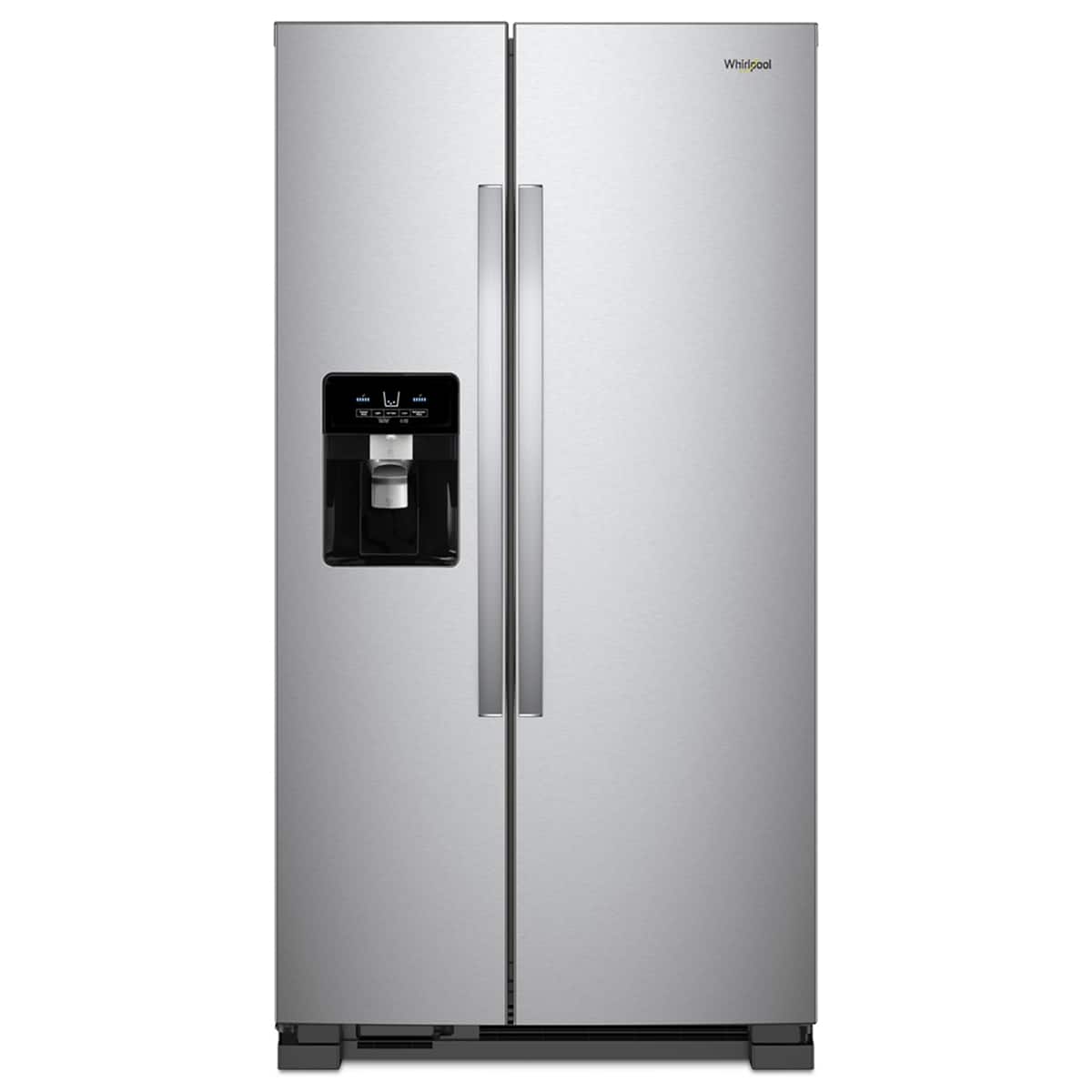 Whirlpool - 25 Cu Ft. Wide Side-by-Side Refrigerator - Stainless Steel product image
